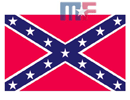 Aufkleber Confederate Flag 13x8,3cm
