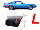 Lower Rear Quarter Patch Panel Camaro 74-81 left
