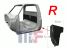 Panneau de réparation d'angle de cabine GM Pickup 73-87 droite