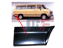 Reparación de chapa inferior trasera G-Serie Van 71-95 derecha
