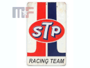 Placa metálica STP Racing Team 9.75" x 6" (ca. 24.7cm x 15cm)