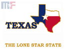 Decal Texas 13x10cm