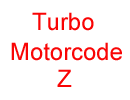 Turbo código de motor Z