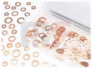 Copper ring assortment 110 pcs.