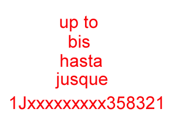jusque # Chassis 358321