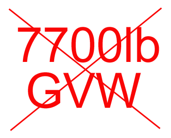 sin 7700lb GVW
